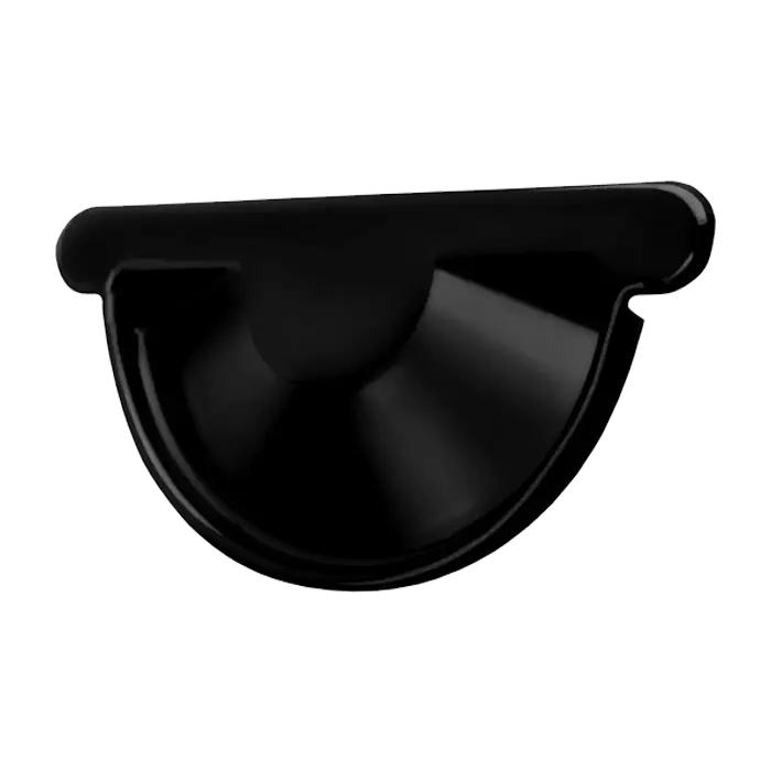 Заглушка желоба Grand Line PE 125/90 мм, RAL 9005-mini