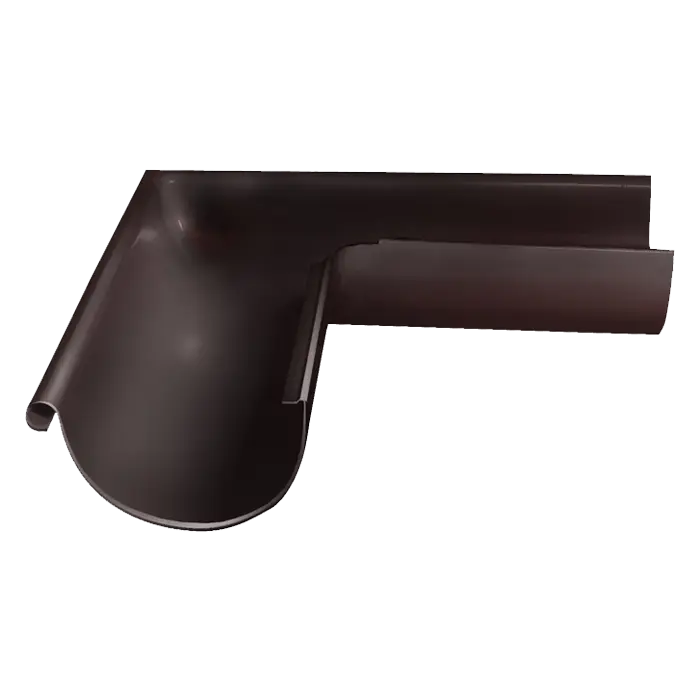 Угол желоба внешний 90° Grand Line PU 150/100 мм, RAL 8017-mini