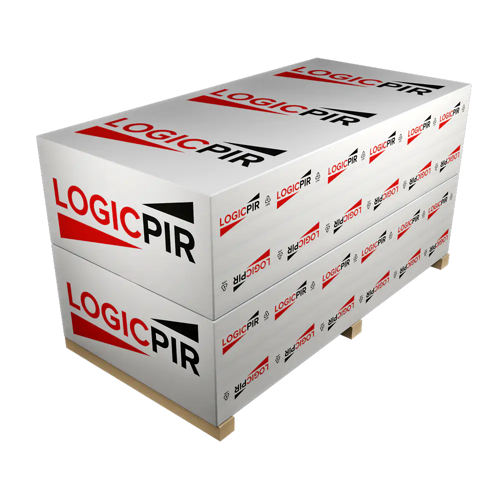 Плита теплоизоляционная LOGICPIR PROF СХМ/СХМ L-2385х1185х100 мм, L-кромка-mini