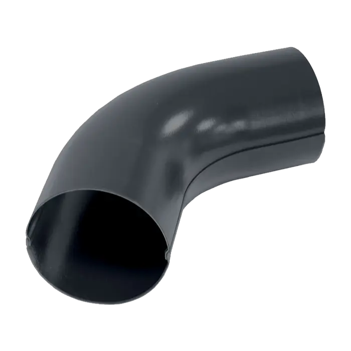 Колено трубы 60° Grand Line PU Matt 150/100 мм, RAL 7024-mini