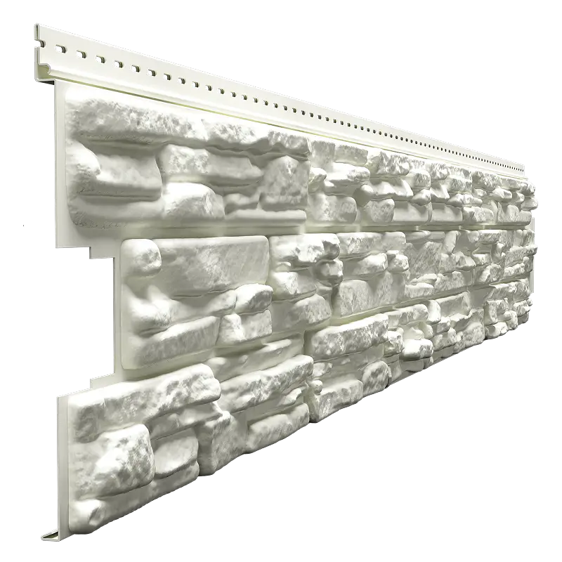 Виниловый сайдинг под камень Rocky Docke Lux 1.7 м, Кокос-mini