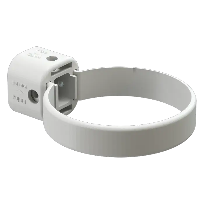 Хомут универсальный Docke Lux пломбир (RAL 9003)-mini