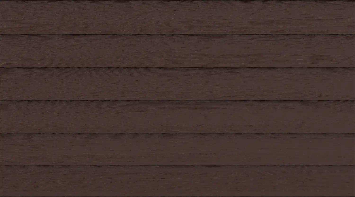 Фиброцементный сайдинг Decover 3600x190x8мм, Mokko-mini