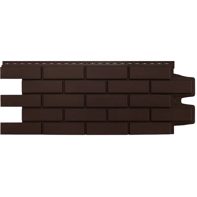 Фасадная панель Grand Line Клинкерный кирпич, Classic, Шоколадный-mini