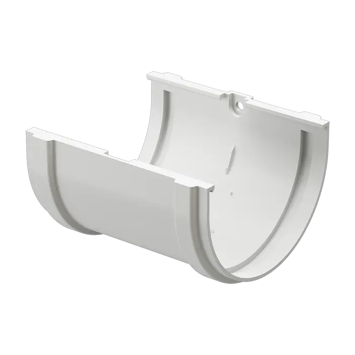 Соединитель желобов Docke Premium пломбир (RAL 9003)-mini