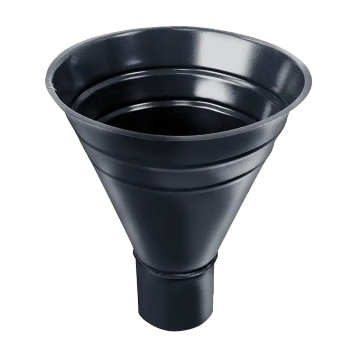 Воронка водосборная большая Grand Line PU 300/100 мм, RAL 7024-mini