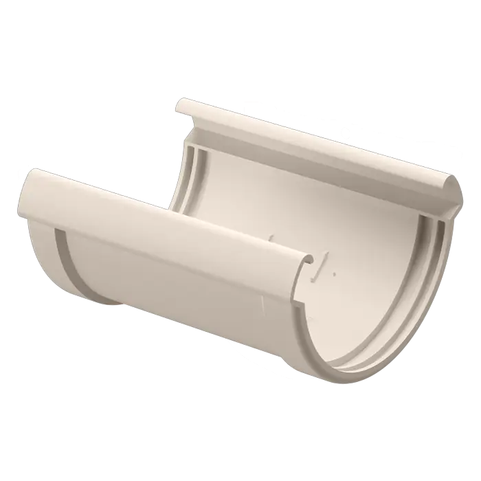 Соединитель желобов Docke Lux латте (RAL 1015)-mini