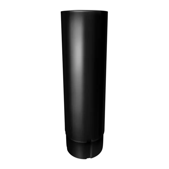 Труба водосточная 3 м 90 мм Grand Line PE 125/90 мм, RAL 9005-mini