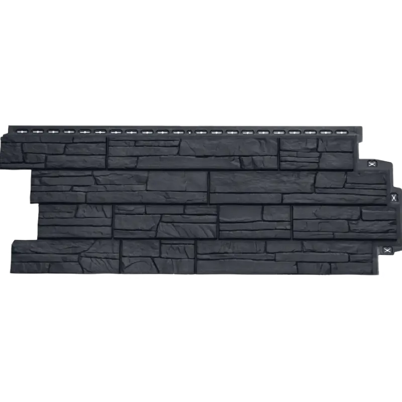 Фасадная панель Grand Line Сланец, Classic, Графит-mini