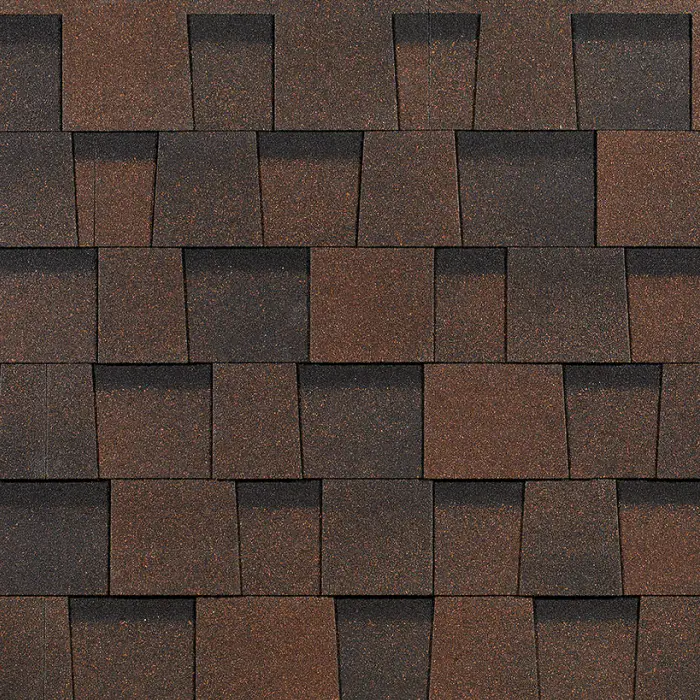 Гибкая черепица ламинированная Docke Dragon Standard, Тёмно-коричневый-mini