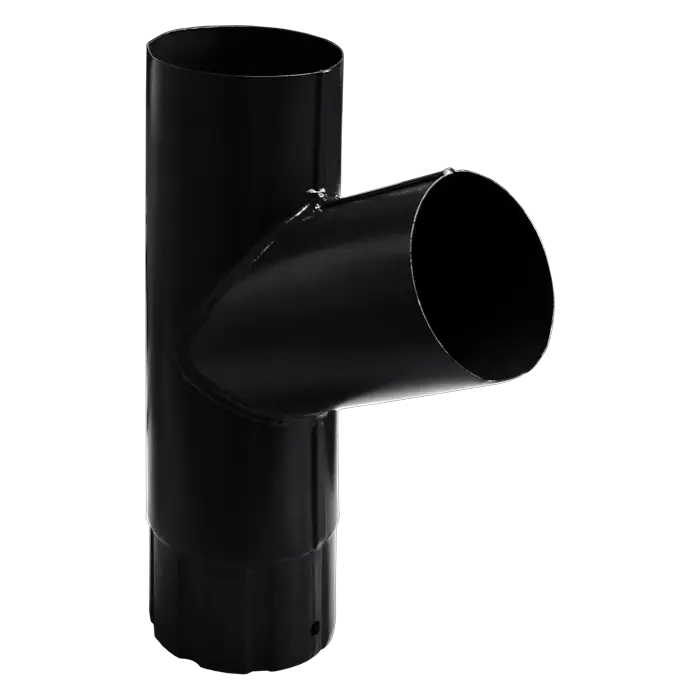 Тройник трубы 100 мм Grand Line PU Matt 150/100 мм, RAL 9005-mini