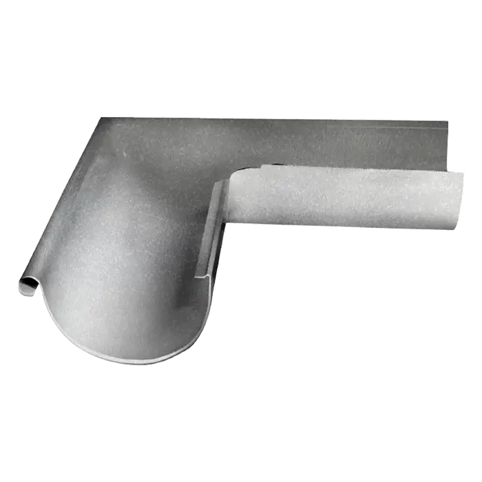 Угол желоба внешний 90° Grand Line PE 125/90 мм, Zn-mini