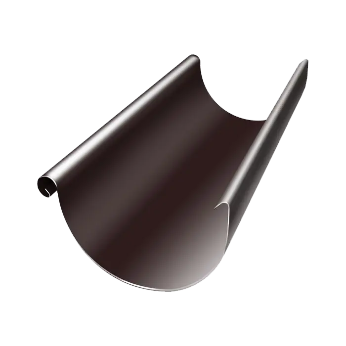 Желоб водосточный 3 м Grand Line PU 150/100 мм, RAL 8017-mini