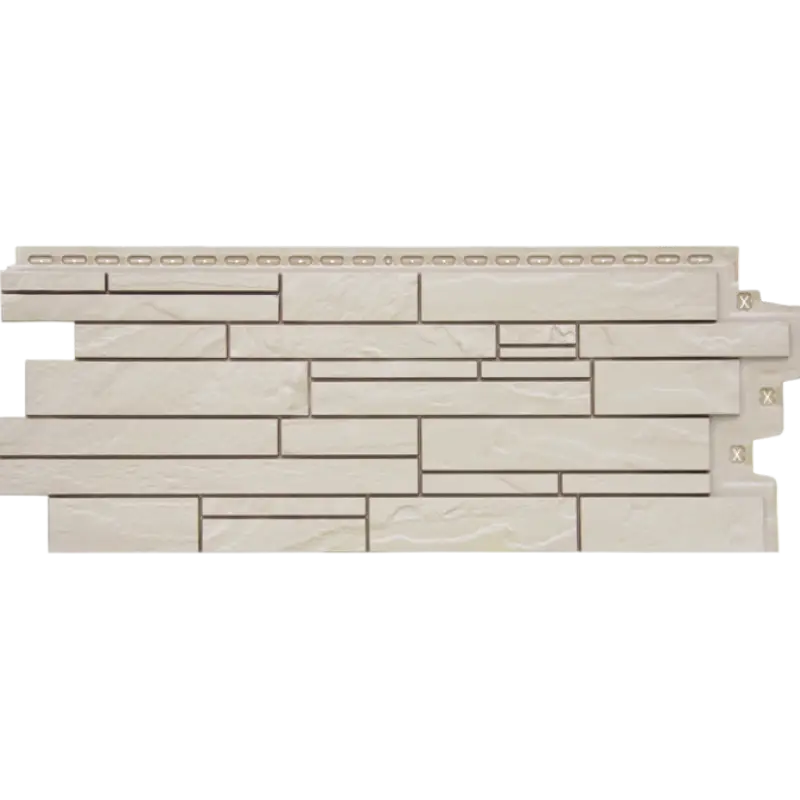 Фасадная панель Grand Line Скала, Classic,  Молочный-mini