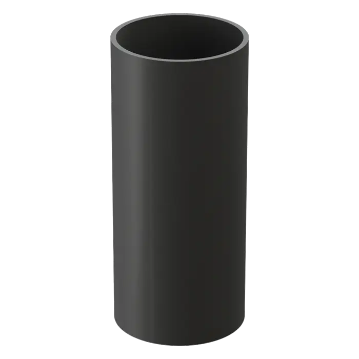 Труба водосточная 3 м Docke Lux графит (RAL 7024)-mini