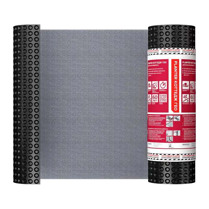 Мембрана профилированная PLANTER Коттедж Гео, 1х8 м-mini