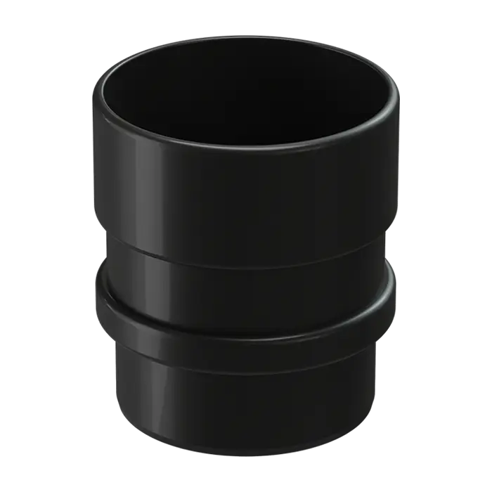 Муфта соединительная для водостока Docke Lux карбон (RR 33)-mini