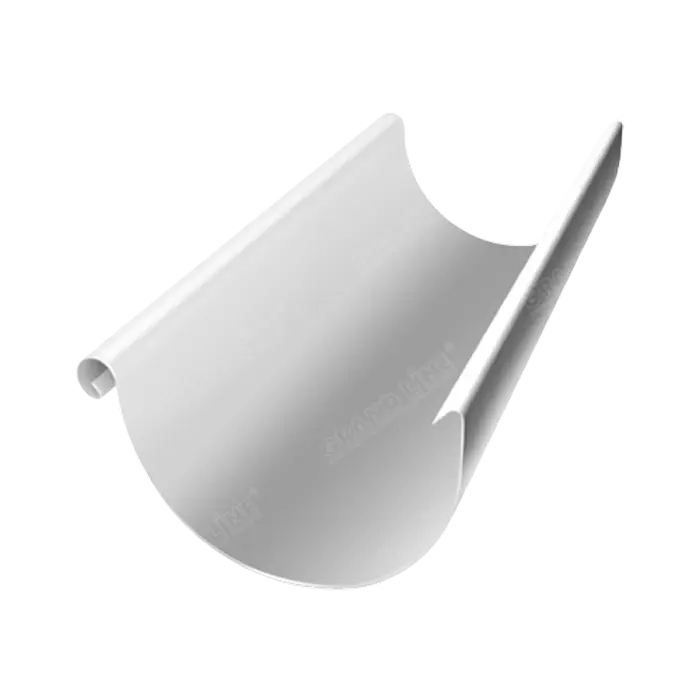 Желоб водосточный 3 м Grand Line PE 125/90 мм, RAL 9003-mini