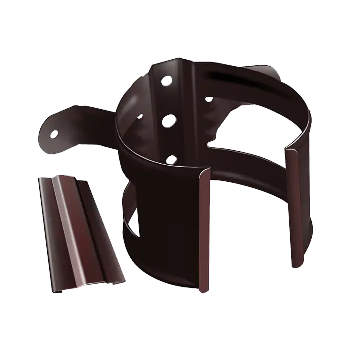 Кронштейн трубы на дерево Grand Line PU 150/100 мм, RAL 8017-mini