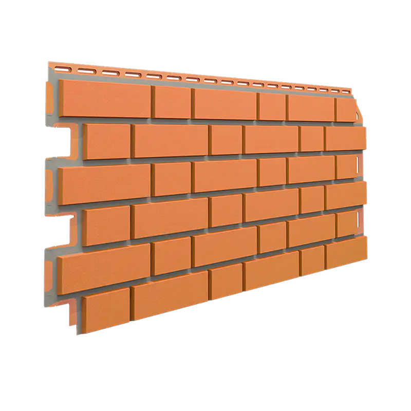 Фасадная панель ТЕХНОНИКОЛЬ Оптима, Клинкер, Красно-коричневый-mini