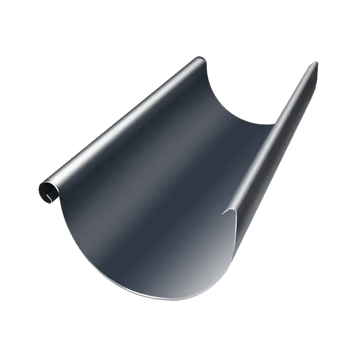 Желоб водосточный 3 м Grand Line PU 150/100 мм, RAL 7024-mini