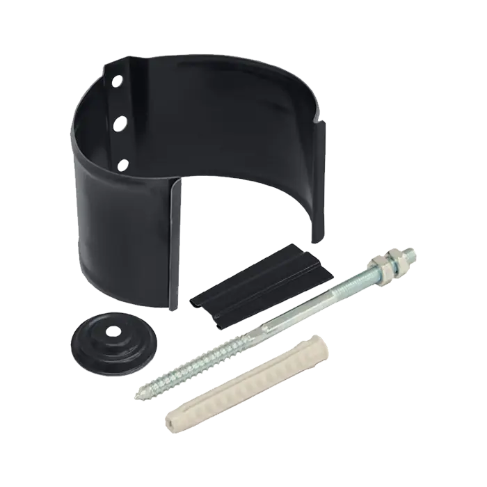 Кронштейн трубы на кирпич Grand Line PU Matt 150/100 мм, RAL 9005-mini