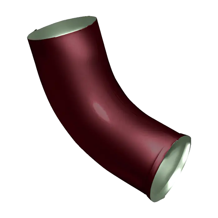 Колено стока Grand Line PE 125/90 мм, RAL 3005-mini