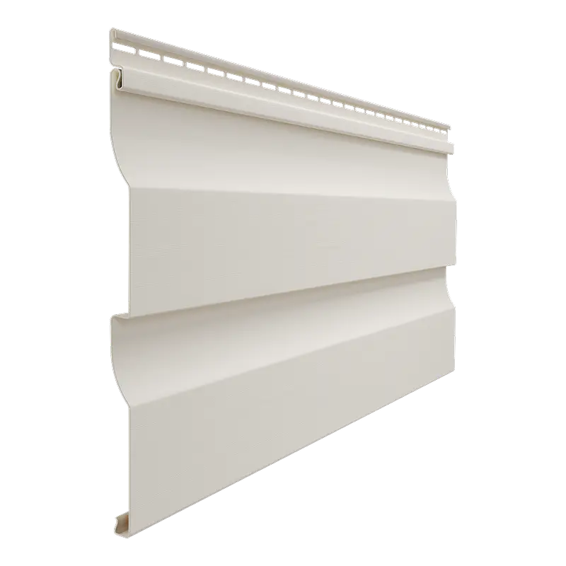 Виниловый сайдинг Корабельный брус D4.5D PASTEL Docke Premium 3.6 м, Пломбир-mini