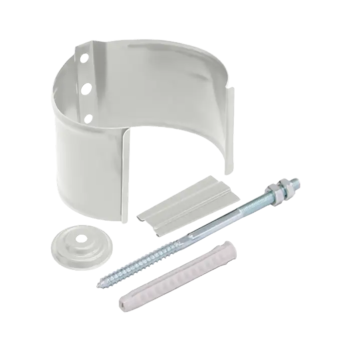 Кронштейн трубы на кирпич Grand Line PU 150/100 мм, RAL 9003-mini