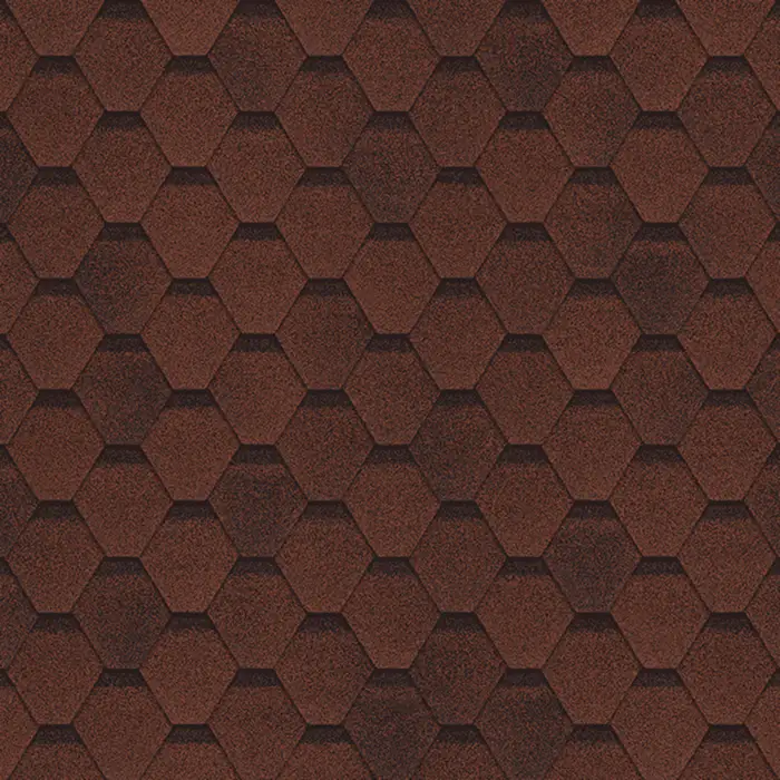 Гибкая черепица SHINGLAS Финская, Соната, Красный-mini