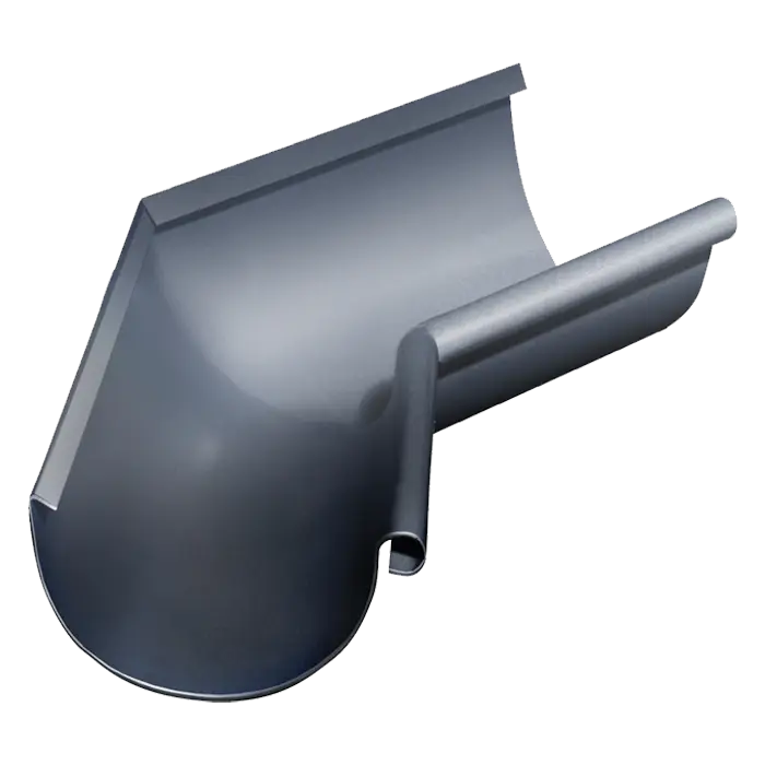Угол желоба внутренний 135° Grand Line PU 150/100 мм, RAL 7024-mini
