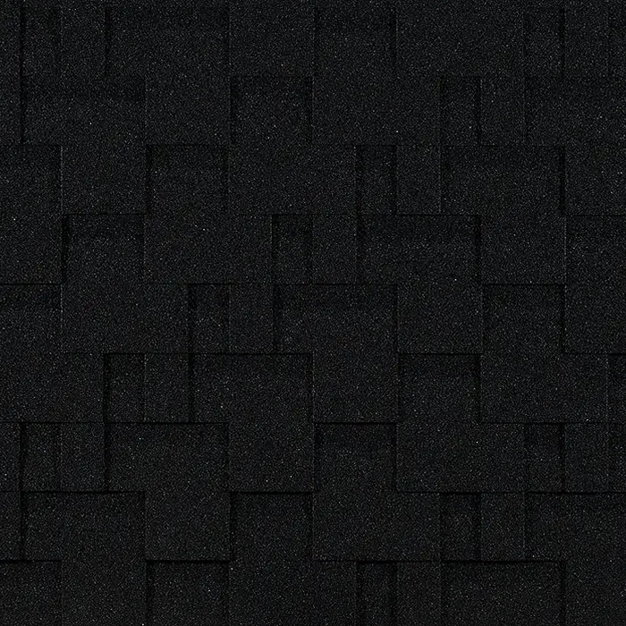 Гибкая черепица Docke Eurasia, Лабиринт, Черный-mini