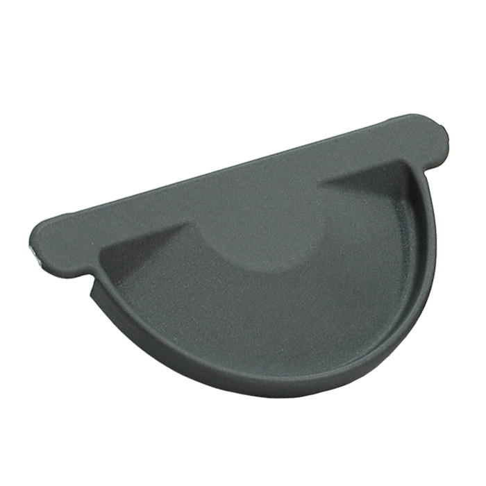 Заглушка желоба Grand Line PU Matt 125/90, RAL 7024-mini