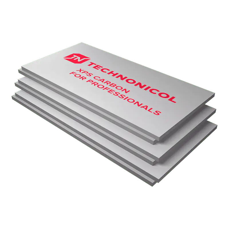 Экструзионный пенополистирол (XPS) ТЕХНОНИКОЛЬ CARBON PROF 1180х580х80 мм, L-кромка, 5 шт-mini