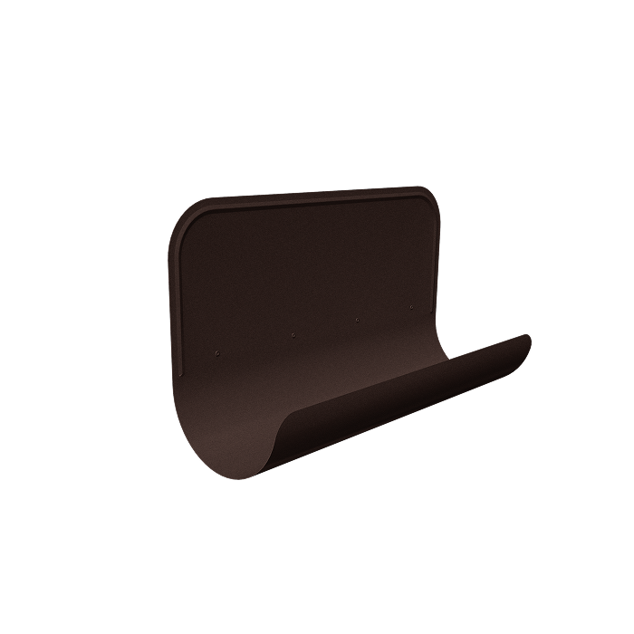 Ограничитель перелива Grand Line PU Matt 125/90, RAL 8017-mini