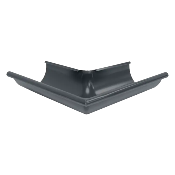 Угол желоба внешний 90° Grand Line PU Matt 150/100 мм, RAL 7024-mini