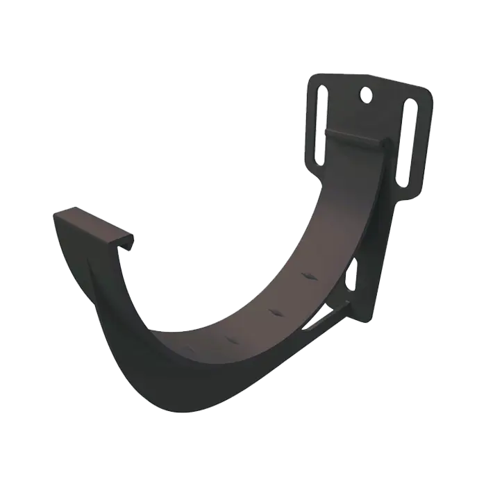 Кронштейн желоба slider Grand Line Классика 120 ПВХ графит (RAL 7024)-mini