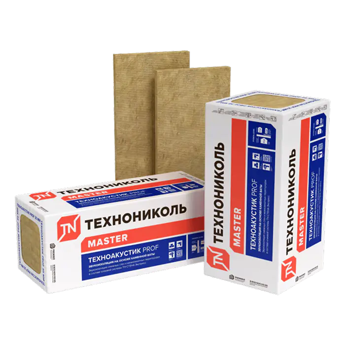 Техноакустик Проф, 1200x600x50 мм, (6 плит, 4.32 кв.м)-mini