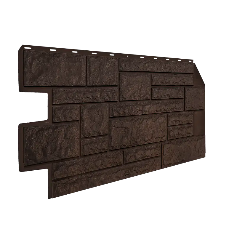 Фасадная панель ТЕХНОНИКОЛЬ Оптима, Терра, Темно-коричневый-mini