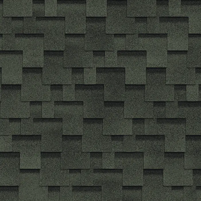 Гибкая черепица SHINGLAS Оптима, Аккорд, Зеленый-mini