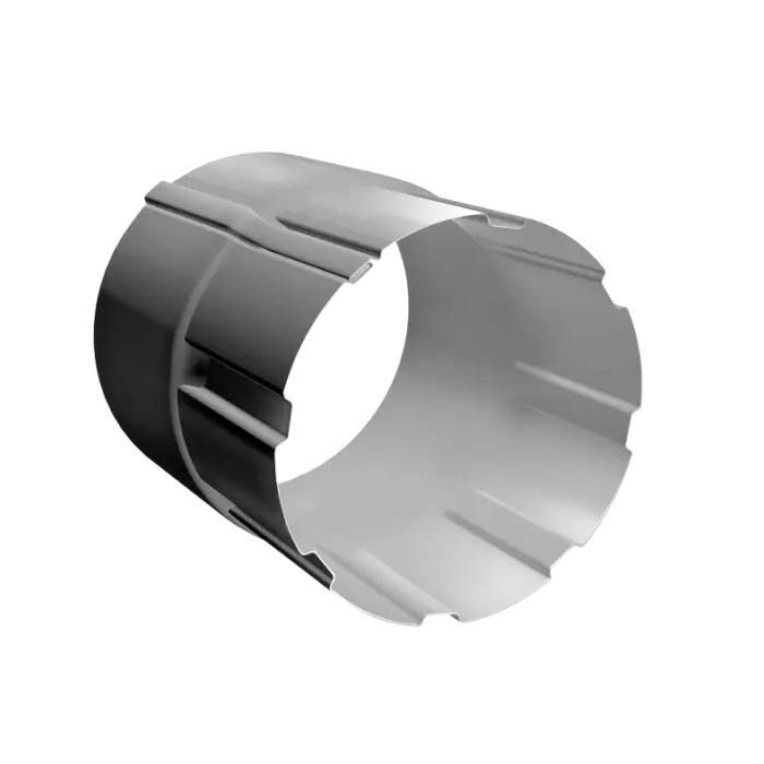 Соединитель трубы 100 мм Grand Line PU 150/100 мм, RAL 9003-mini