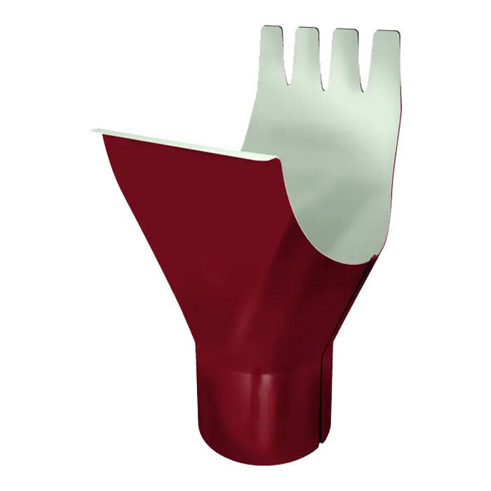 Воронка желоба Grand Line PE 125/90 мм, RAL 3005-mini