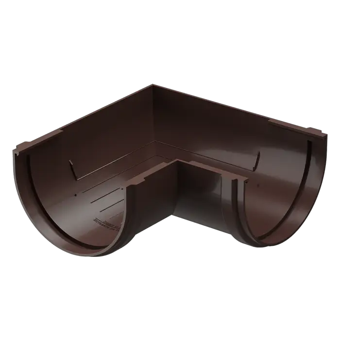 Угол желоба 90° Docke Premium шоколад (RAL 8019)-mini