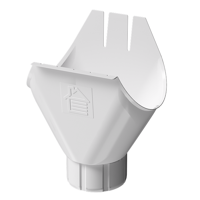 Водосточная воронка желоба Docke Stal Premium, RAL 9010-mini