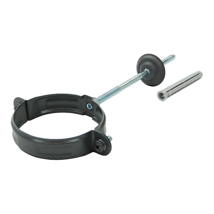 Хомут трубы  Grand Line PU Matt 125/90, RAL 7024-mini