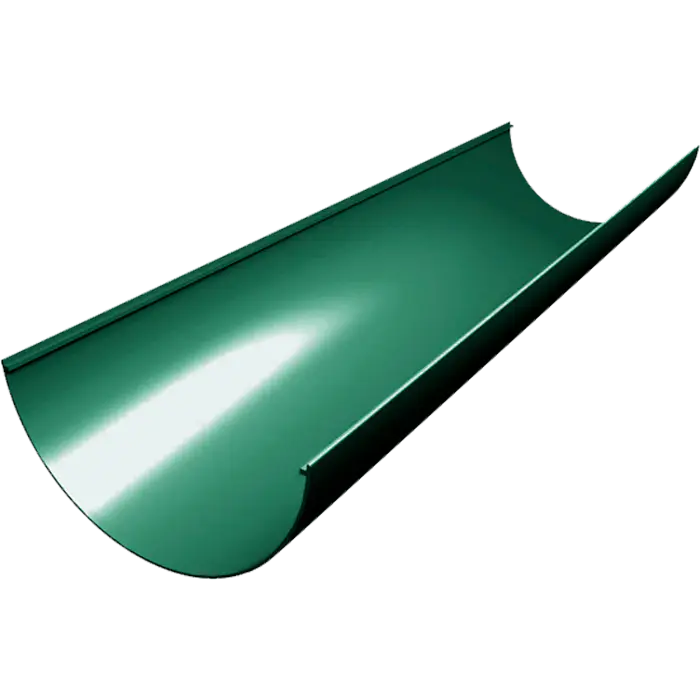 Желоб Grand Line Классика 120 ПВХ 3м зелёный (RAL 6005)-mini