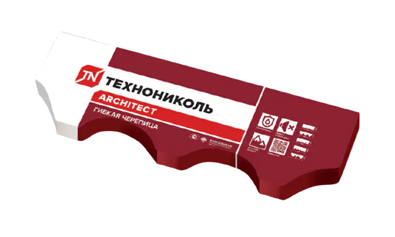 Гибкая черепица SHINGLAS Кадриль, Ольха-mini