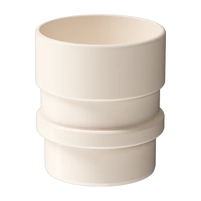 Муфта соединительная для водостока Docke Lux латте (RAL 1015)-mini