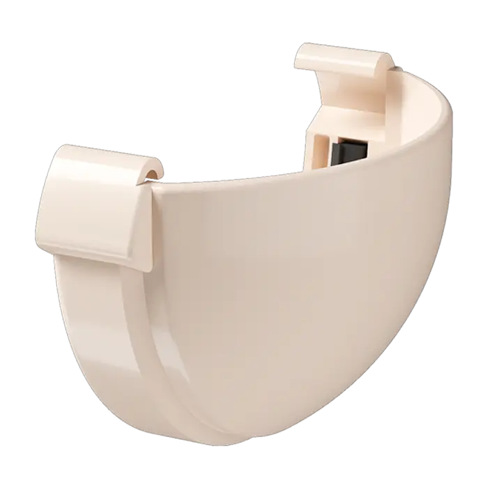 Заглушка желоба Docke Lux латте (RAL 1015)-mini