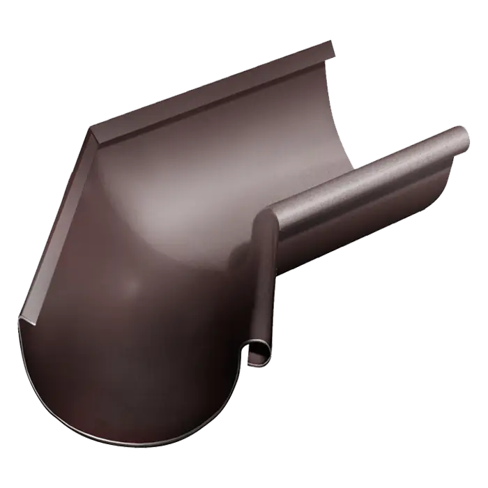 Угол желоба внутренний 135° Grand Line PU 150/100 мм, RAL 8017-mini